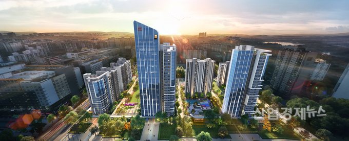 강선마을14단지 리모델링 조감도. 이미지=현대건설