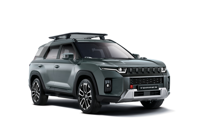 쌍용자동차가 출시한 토레스 ‘하이브리드 LPG’ 모델. 사진=쌍용자동차