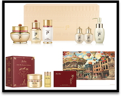 후와 오휘 설 선물세트 연출 컷...<사진=LG생활건강 제공>