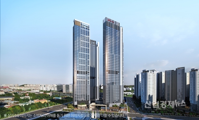 ‘힐스테이트 불당 더원’ 투시도. 이미지=현대건설