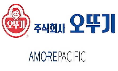 오뚜기, 아모레퍼시픽 로고