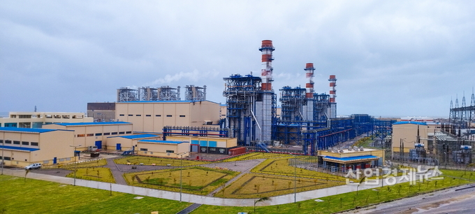 알제리 라스지넷 가스복합화력발전소 전경. 사진=대우건설