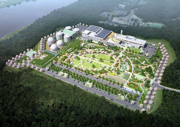 ‘대전 하수처리장 시설현대화 민간투자사업’ 조감도. 이미지=(주)한화 건설부문