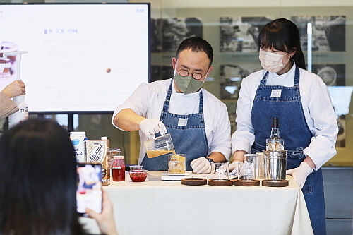 커피클래스 현장 모습...<사진=매일유업 제공>