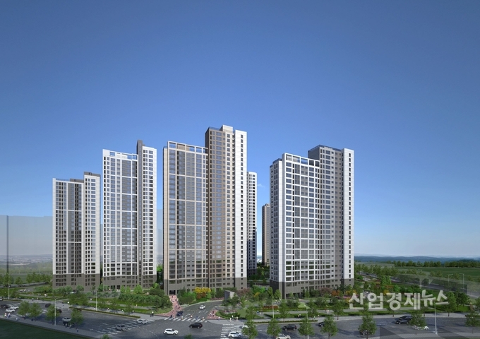 '인덕원 퍼스비엘' 투시도, 이미지= 대우건설·GS건설·롯데건설 컨소시엄