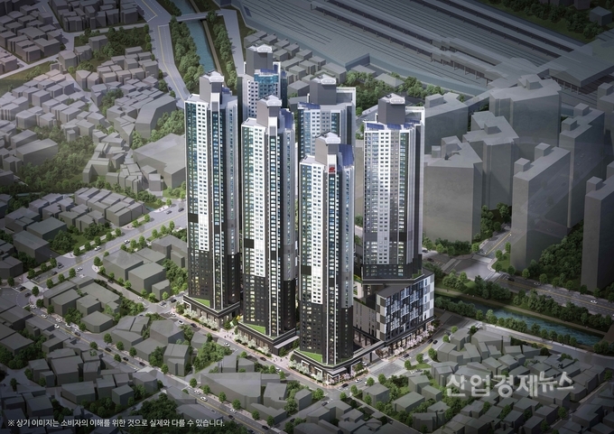 ‘힐스테이트 천안역 스카이움’ 조감도. 이미지=현대건설