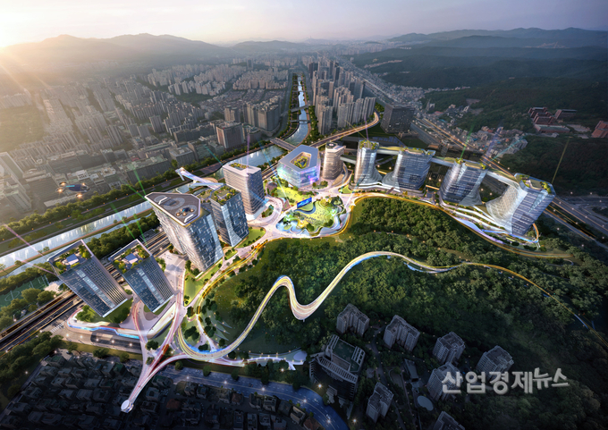 '백현 마이스' 예상 조감도. 이미지=DL이앤씨