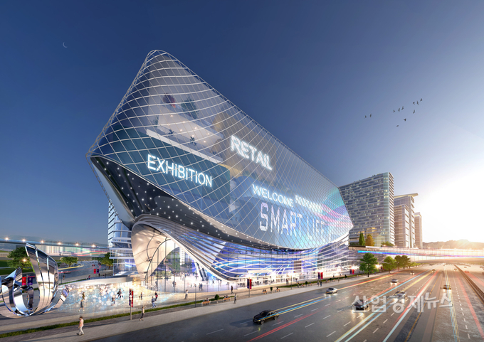 '백현 마이스' 예상 투시도. 이미지=DL이앤씨