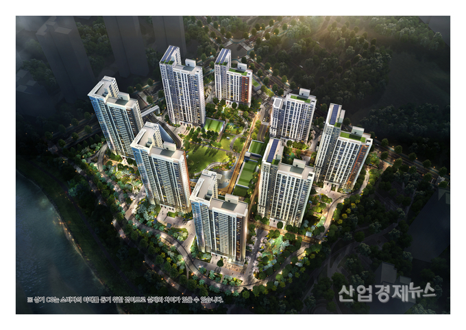 '힐스테이트 자이 아산센텀' 조감도. 이미지=현대건설