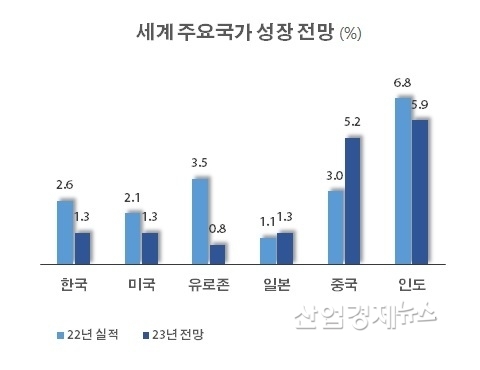 자료 : 한국경제연구원, IMF World Economic Outlook (2023.4월)