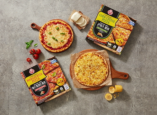 치즈피자 2종 연출 컷...출처 : 오뚜기