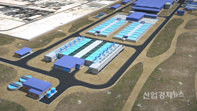 UAE 슈웨이하트(Shuweighat) 4 해수담수화사업 조감도. 이미지=GS건설