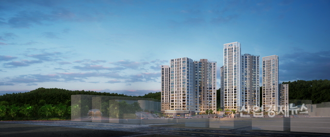 '안양자이 더 포레스트' 투시도. 이미지=GS건설