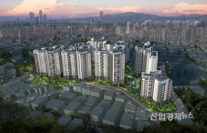 '상도 푸르지오 클라베뉴' 투시도. 이미지=대우건설