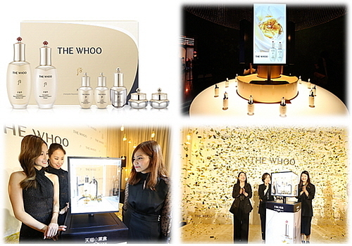 상하이에서 열린 리뉴얼 천기단 글로벌 행사 모습...<사진=LG생활건강 제공>