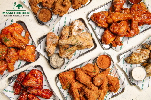 마마치킨 메뉴 모음 컷...<사진=한국파파존스 제공>