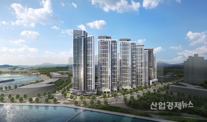 ‘힐스테이트 더웨이브시티’ 투시도. 이미지=현대건설