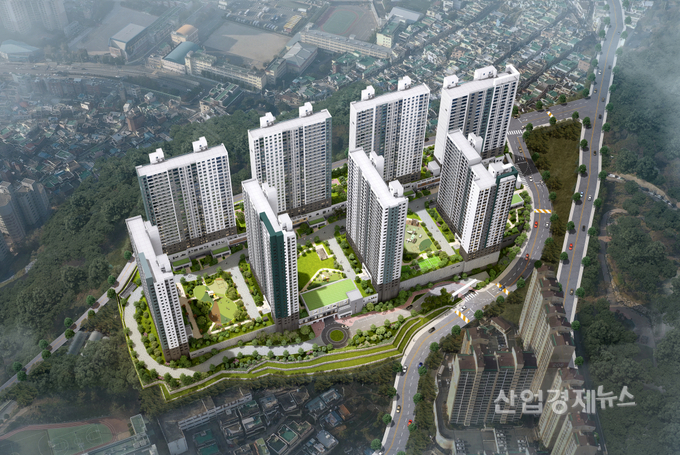 '문현 푸르지오 트레시엘' 조감도. 이미지=대우건설