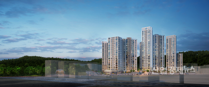 '안양자이 더 포레스트' 투시도. 이미지=GS건설