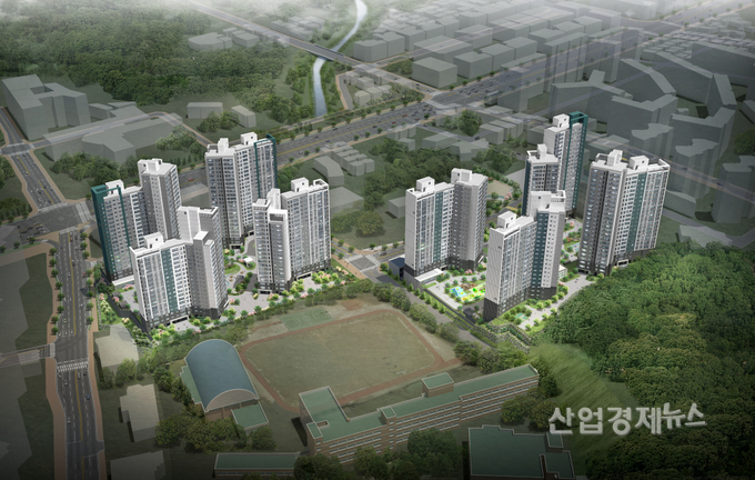 '관저 푸르지오 센트럴파크' 조감도. 이미지=대우건설