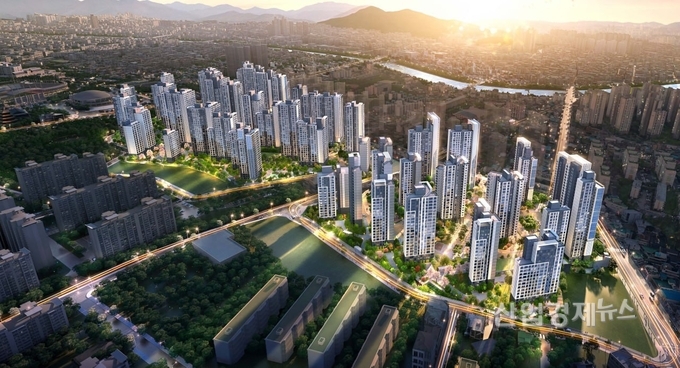 '청주 사모2구역' 조감도. 이미지=현대건설