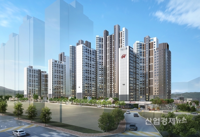 ‘힐스테이트 금오 더퍼스트’ 투시도. 이미지=현대건설