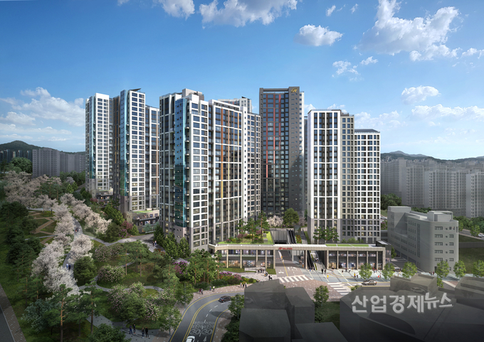 ‘힐스테이트 관악센트씨엘’ 투시도. 이미지=현대건설