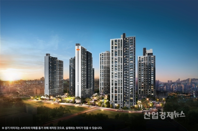 'e편한세상 제물포역 파크메종' 투시도. 이미지=DL건설