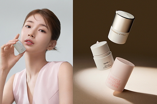 수지 립세린 모델 컷...<사진=LG생활건강 제공>