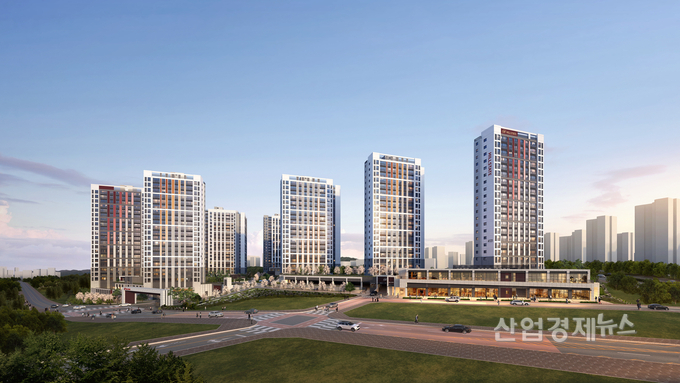 '힐스테이트 동탄포레' 투시도. 이미지=현대건설