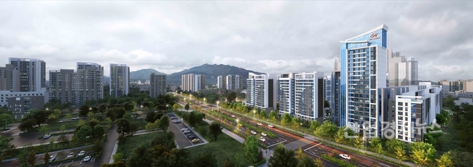 '한가람세경 리모델링' 조감도. 이미지=현대건설