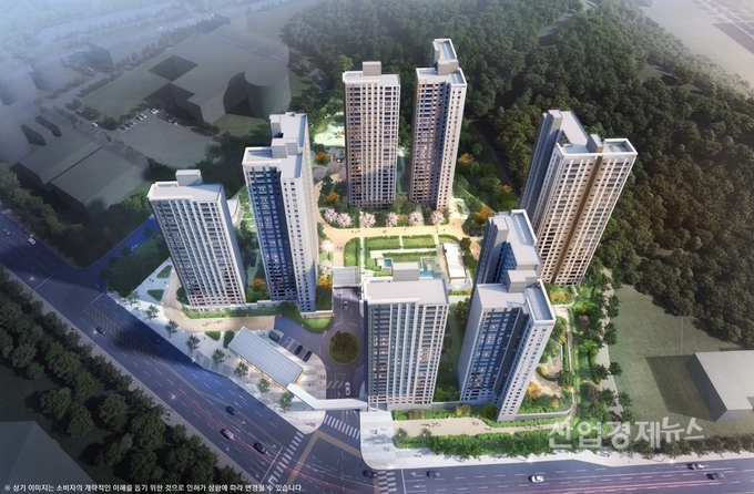 '영통자이 센트럴파크' 조감도. 이미지=GS건설