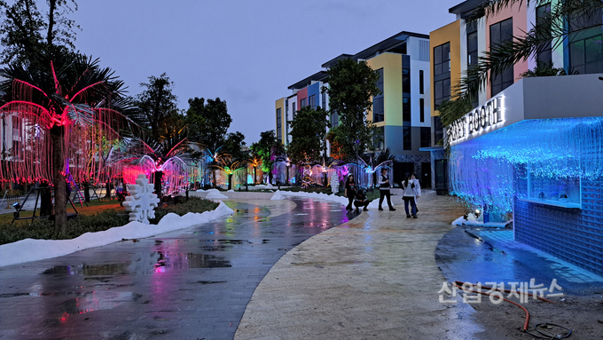 대우건설이 조성한 아이스 정글