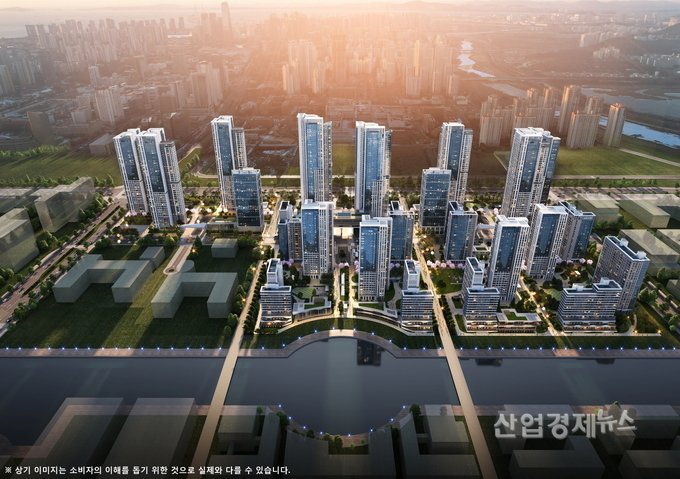 ‘송도자이풍경채 그라노블’ 조감도. 이미지=GS건설