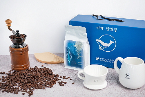 홈카페 핸드드립 세트...<사진=만월경 제공>