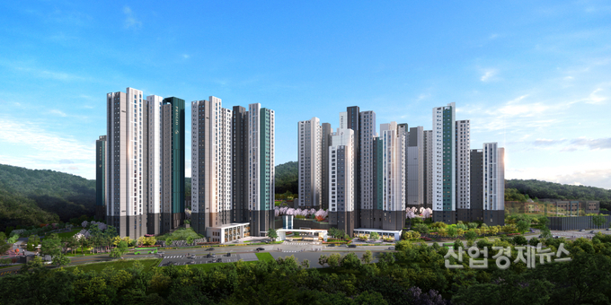 ‘용인 푸르지오 원클러스터’ 투시도. 이미지=대우건설