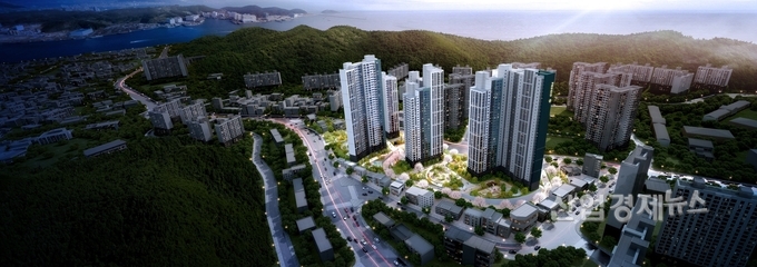 다대 3구역 재건축 석경 투시도. 이미지=대우건설