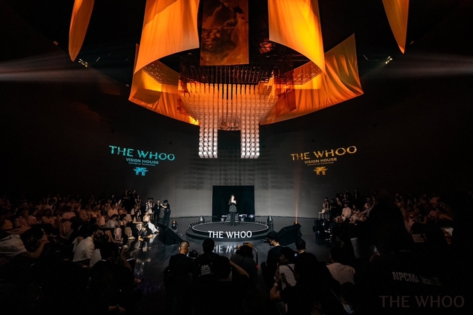 지난달 27일 중국 상해에서 '더후 비전 하우스'를 열고 천기단 신제품을 글로벌 론칭했다..<사진=LG생활건강 제공>