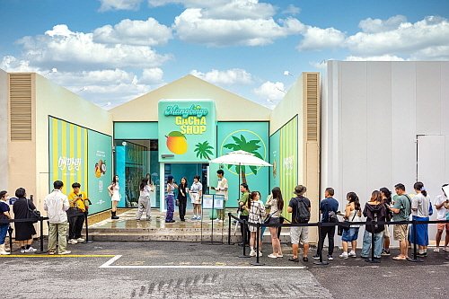 ‘망빙고 가챠샵’ 팝업스토어 전경...<사진=배스킨라빈스 제공>