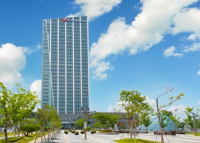 한전 사옥 전경...<사진=한국전력 제공>