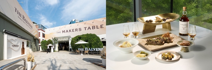 '(좌)발베니 메이커스 테이블', '(우)발베니 메이커스 캠페인' 연출 컷...<사진=발베니 제공>