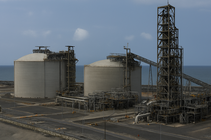 프랑스 에너지기업 ‘토탈에너지’가 2021년 무장단체의 공격으로 중단됐던 200억 달러 규모의 모잠비크 LNG 프로젝트를 공식적으로 재개했다. 사진은 LNG 공장의 모습을 그린 AI 생성 이미지