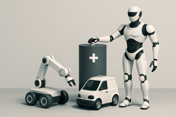 한계에 부딪친 한국 배터리 업계가 로봇이라는 새로운 카드로 국면 전환을 꾀하고 있다. 사진은 AI 생성 이미지.